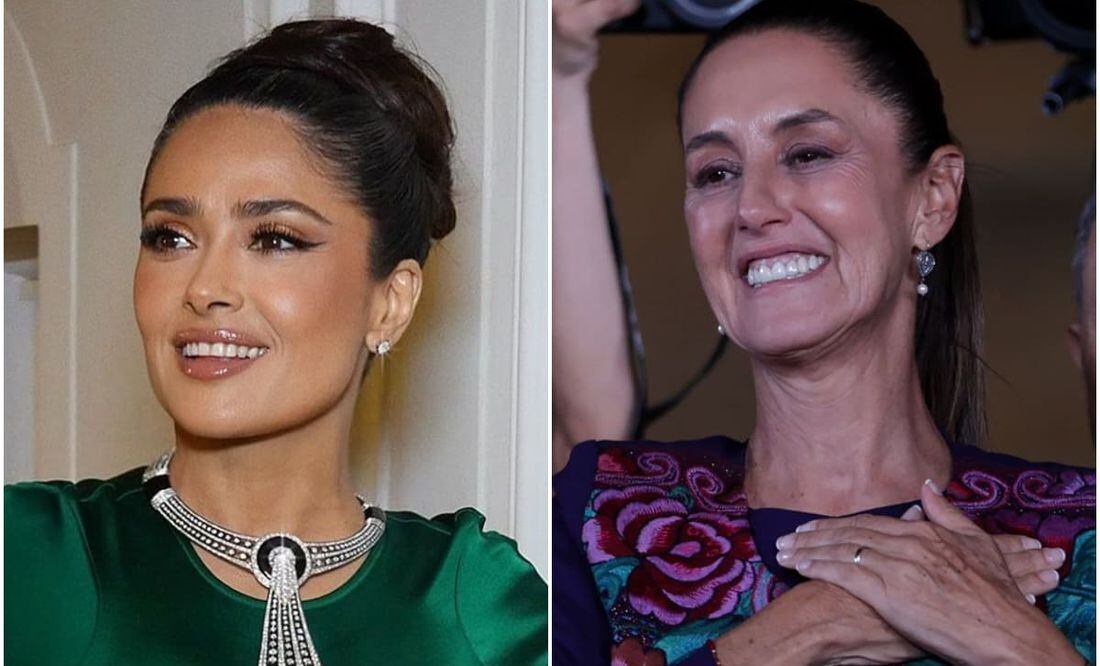 El mensaje de Salma Hayek tras triunfo de Claudia Sheinbaum; "Histórico"