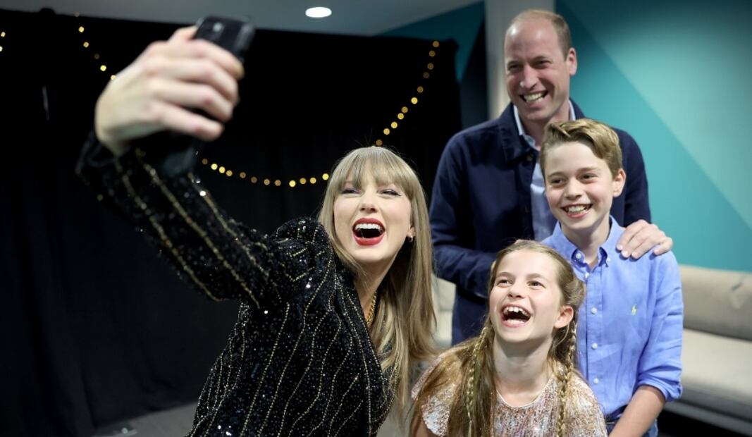 Taylor Swift y el príncipe William junto a sus hijos / Foto Instagram