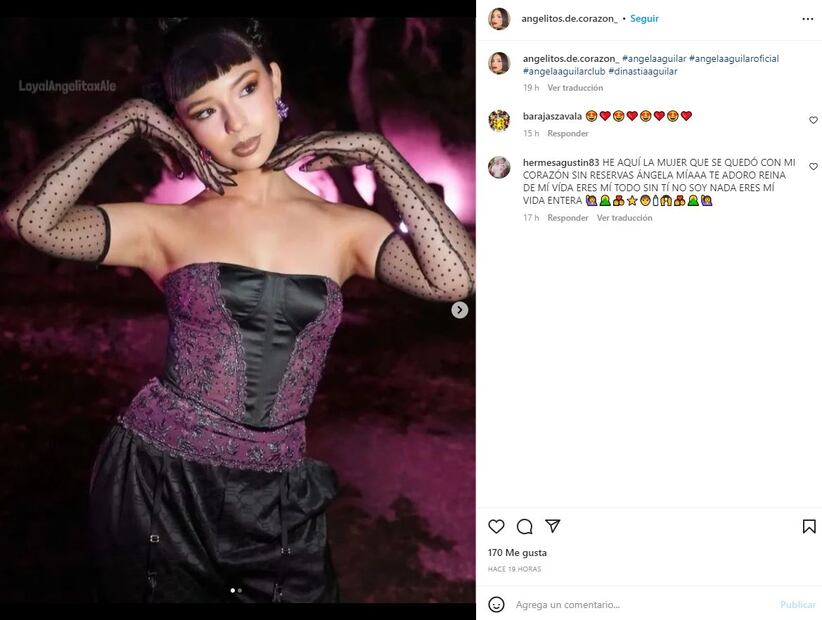 Ángela Aguilar modela un mono 'curve alert' de Savage X Fenty, la firma de Rihanna